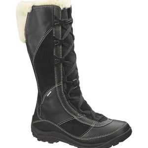 EUC Merrell Prevoz black sherpa boots, sz. 9.5